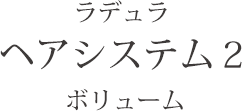 ラデュラ  ヘアシステム２ ボリューム